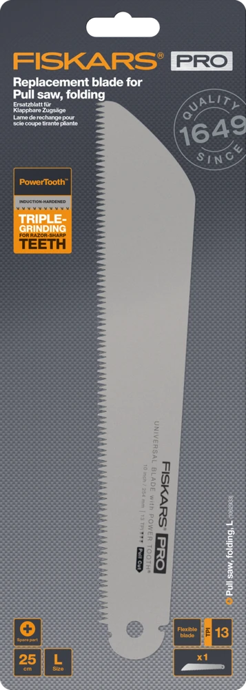 Pjūklelis Fiskars Pro Power Tooth Pull 1062943; 250 mm