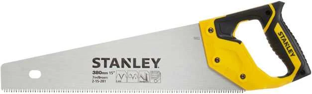Rokas zāģis Stanley, koks, 380 mm