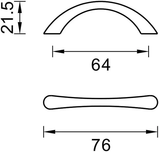 Rankenėlė DOMOLETTI 211BS / 64, balta, 1 vnt.