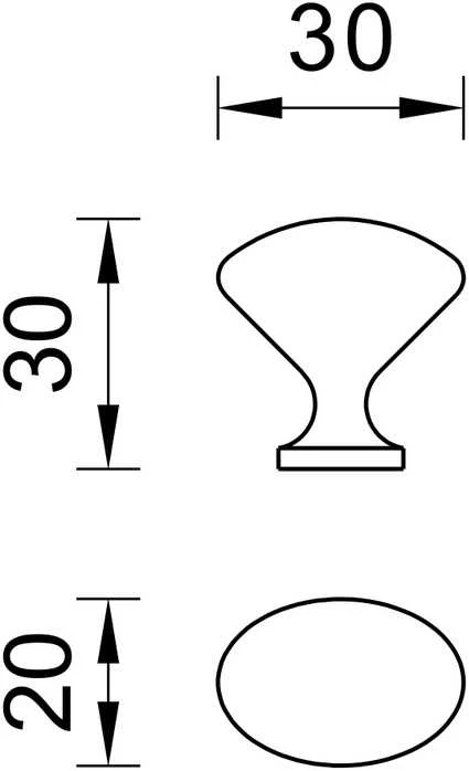 Rankenėlė DOMOLETTI JH2122 BSN, nikelio, 1 vnt.