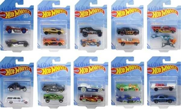 Mattel Dviejų Hot Wheels automodelių rinkinys
