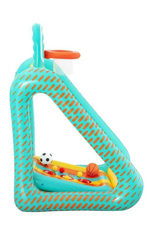 Bestway 3 viename sodo žaidimas krepšinis + futbolas + vartai 127x109x178cm 52813