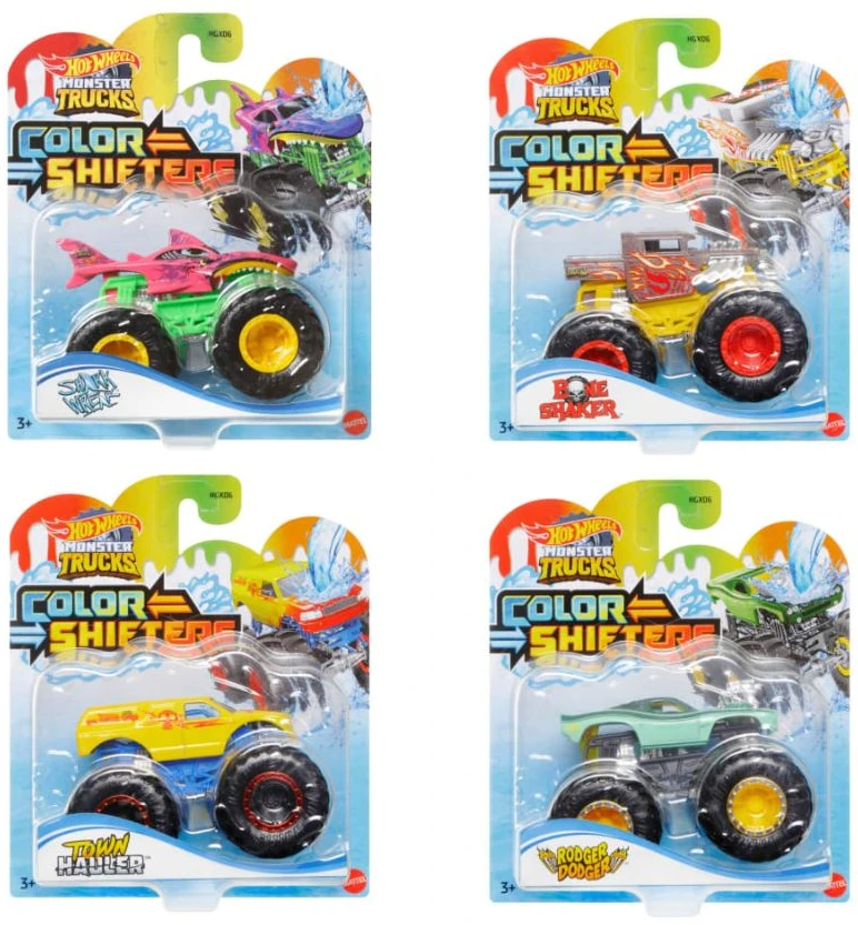 Mattel Hot Wheels džipai pakeisk spalvą