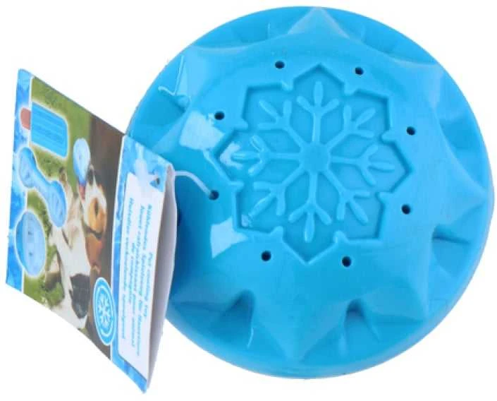 Žaislas šuniui, vėsinantis „Pet Toys Cooling Toys“, 8 cm skersmens, mėlynos spalvos