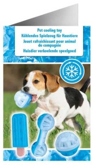 Žaislas šuniui, vėsinantis „Pet Toys Cooling Toys“, 8 cm skersmens, mėlynos spalvos