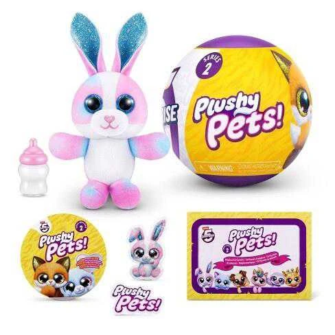 5Surprise 5 SURPRISE miniatiūrų rinkinys Plushy Pets, 2 serija, asort., 77596GQ6