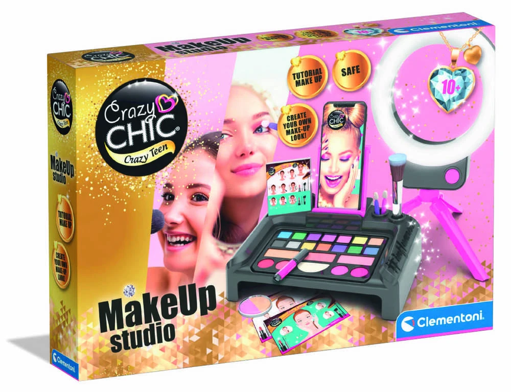 CLEMENTONI CRAZY CHIC kosmetikos rinkinys Make Up Studio, 18744