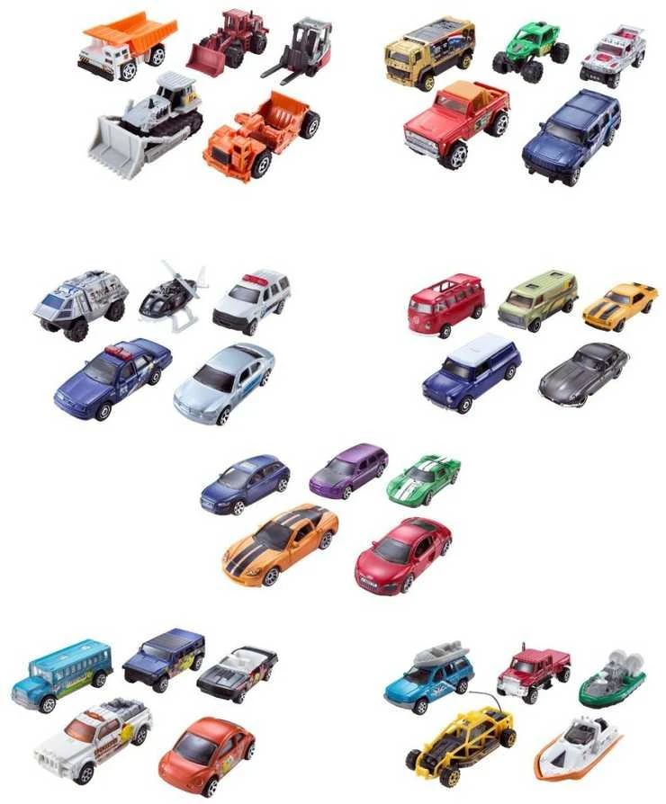 Mattel Penkių Matchbox automodelių rinkinys