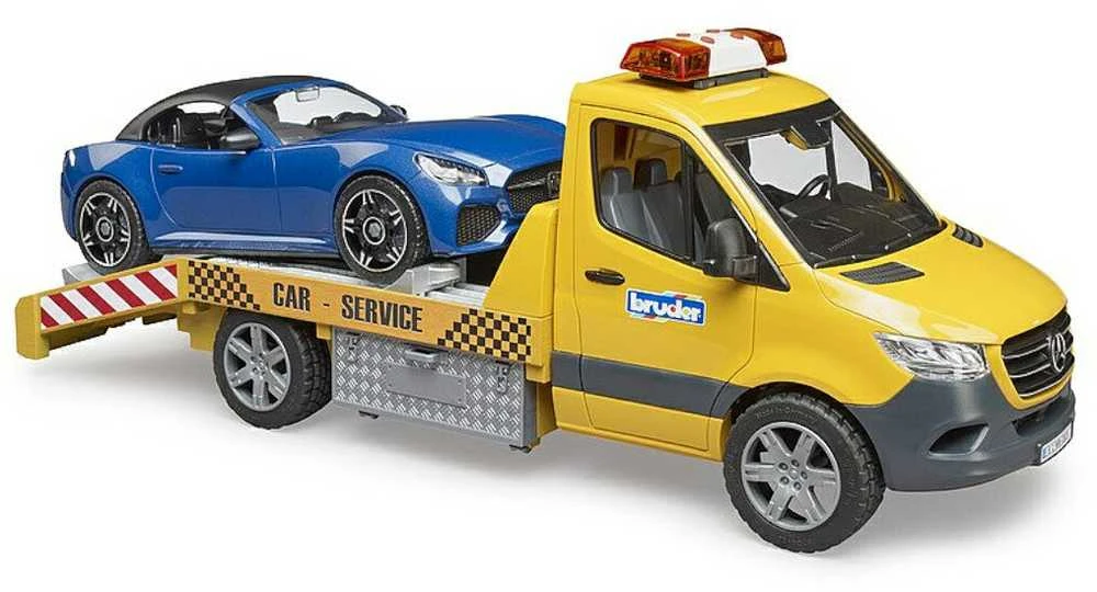 BRUDER MB Sprinter autovežis su rodsteriu, 02675