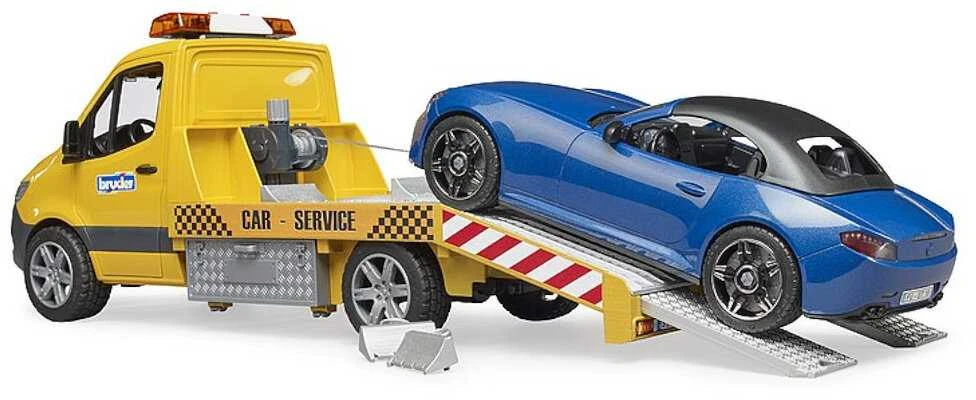 BRUDER MB Sprinter autovežis su rodsteriu, 02675