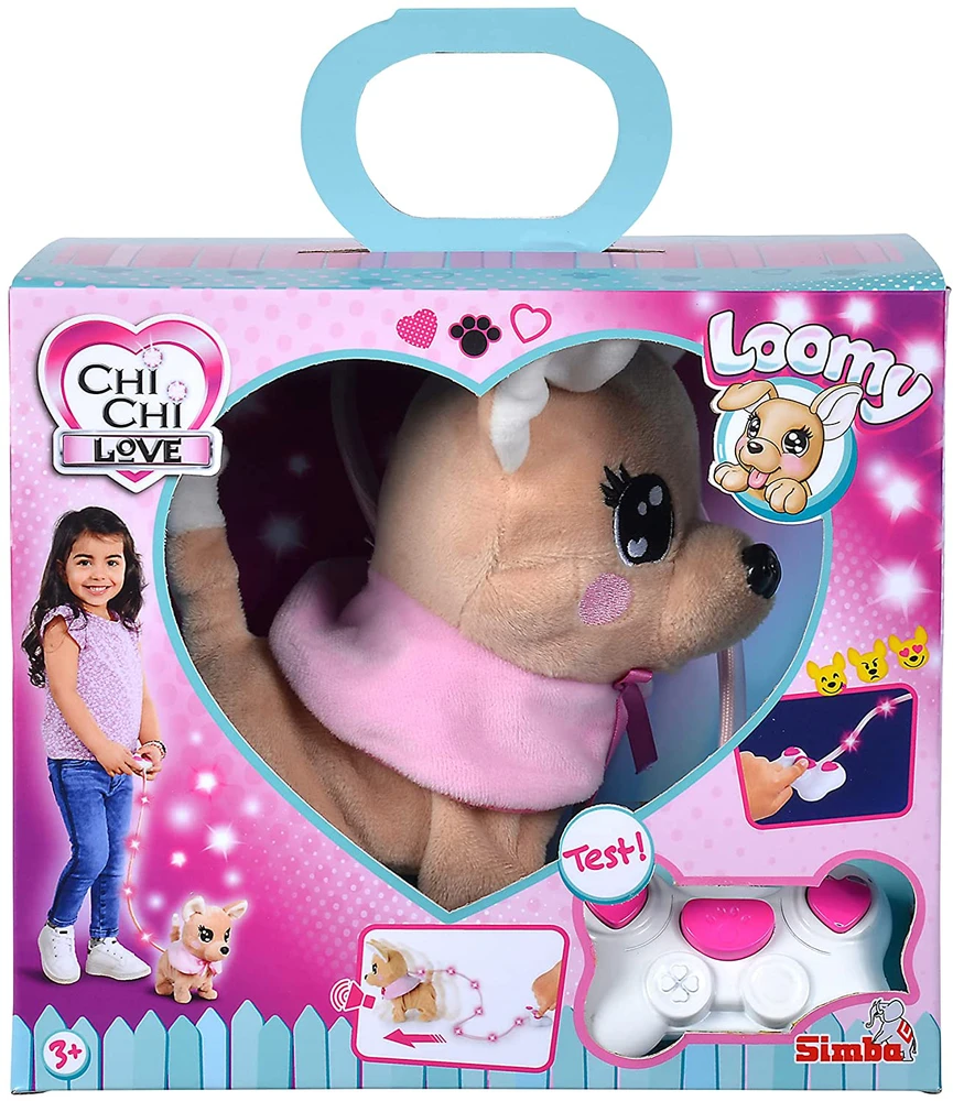 Rotaļu dzīvnieks Simba Chi Chi Love Loomy 105893542, brūna krās./rozā krās.