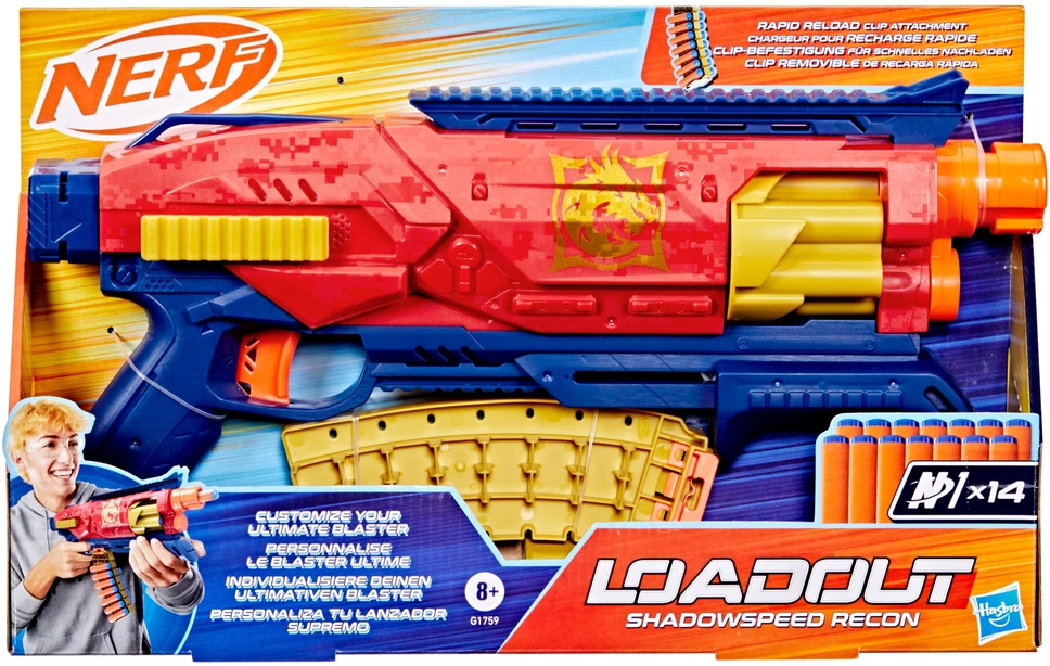 Žaislinis šautuvas Nerf Loadout Blaster Shadowspeed Recon