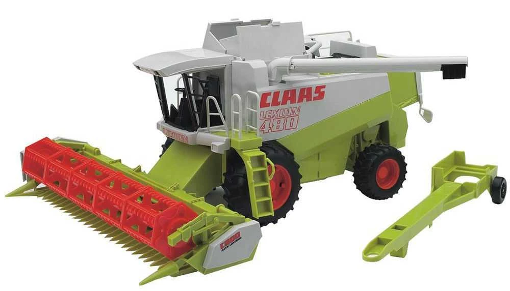 Rotaļu kombains Bruder 02120, 1:16, balta krās./zaļa krās.