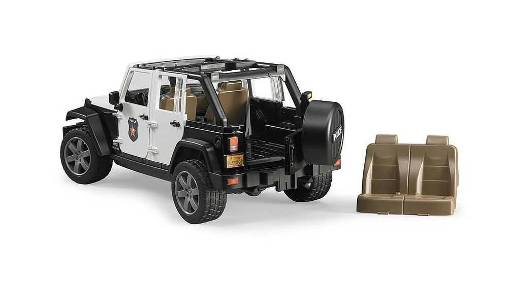 Žaislinė policijos mašina Bruder 2526, 1:16, juoda sp.