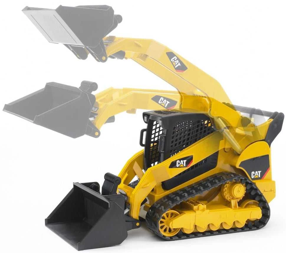 Rotaļu traktors Bruder Cat Multi Terrain Loader 02136, 1:16, melna krās./dzeltena krās.