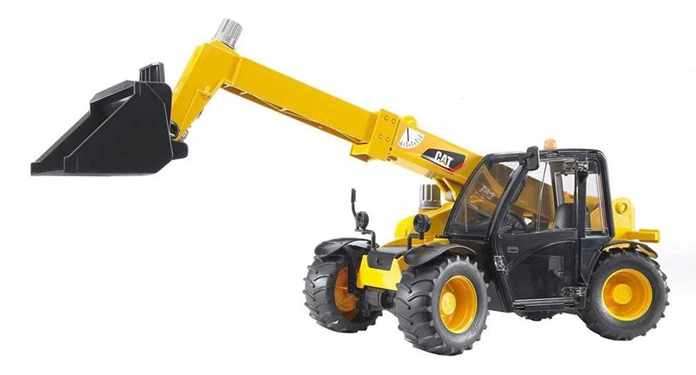 Rotaļu traktors Bruder Caterpillar Telehandler 2141, 1:16, dzeltena krās.