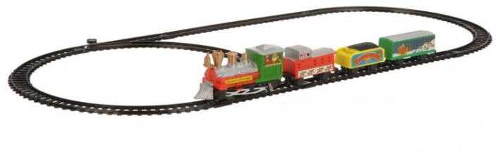 Žaislinis traukinys su bėgiais Christmas Express S27600010, įvairiaspalvis
