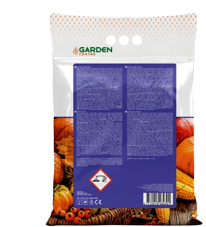 Rudeninės trąšos universalios Garden Center. 10 kg