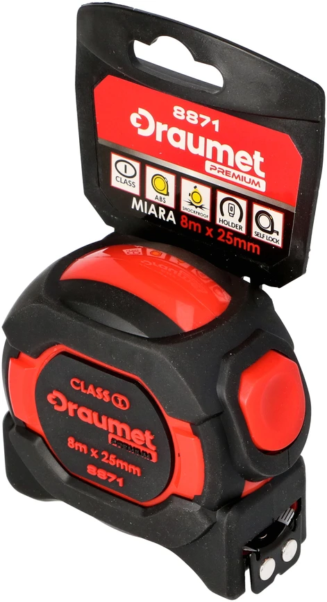 Droumet Ruletė Premium, 3 m x 16 mm, DRAUMET (1 klasė)