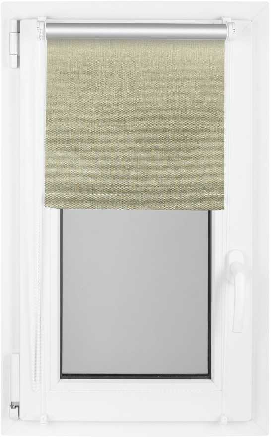 Ritininė užuolaida Domoletti Melange 5, smėlio sp., 90 cm x 230 cm