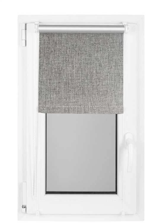 Ritininė užuolaida Domoletti MINI Melange 8, pilka sp., 97 cm x 150 cm