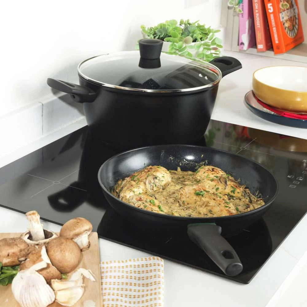 Russell Hobbs RH03255EU7 Verde termoapykaklė 28 cm keptuvė