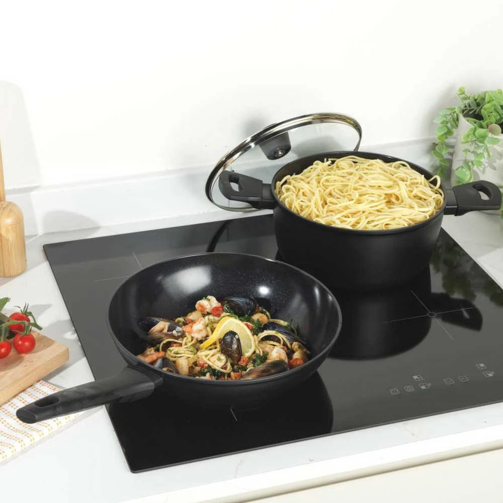 Puodas su keramine nelimpančia danga Russell Hobbs Verde, 24 cm