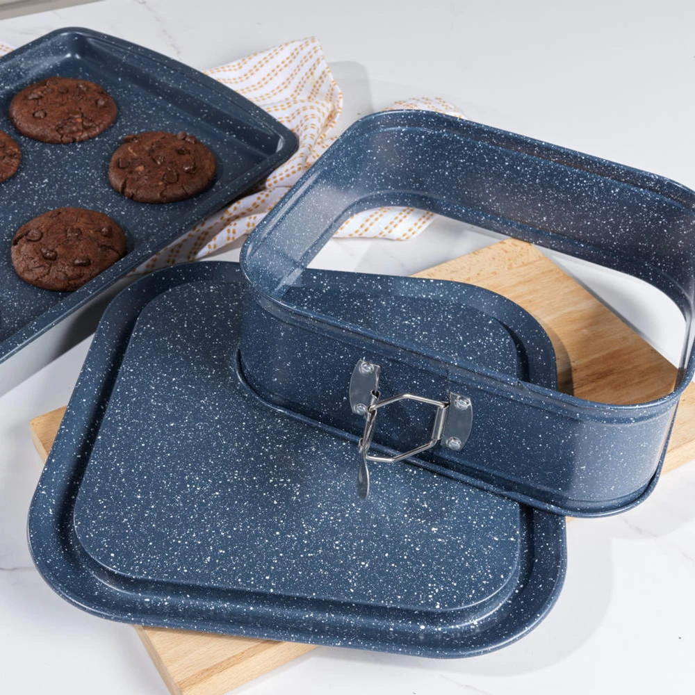 Russell Hobbs RH03425EU7 „Nightfall Stone“ kvadratinė kepimo forma su nuimamu dangčiu, 27 cm