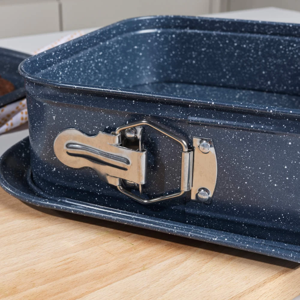 Russell Hobbs RH03425EU7 „Nightfall Stone“ kvadratinė kepimo forma su nuimamu dangčiu, 27 cm