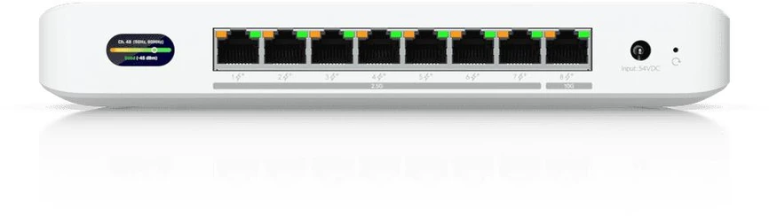 Šakotuvas Ubiquiti UDB-Switch 2.5G Ethernet (100/1000/2500) Maitinimas per Eternetą (PoE) Balta