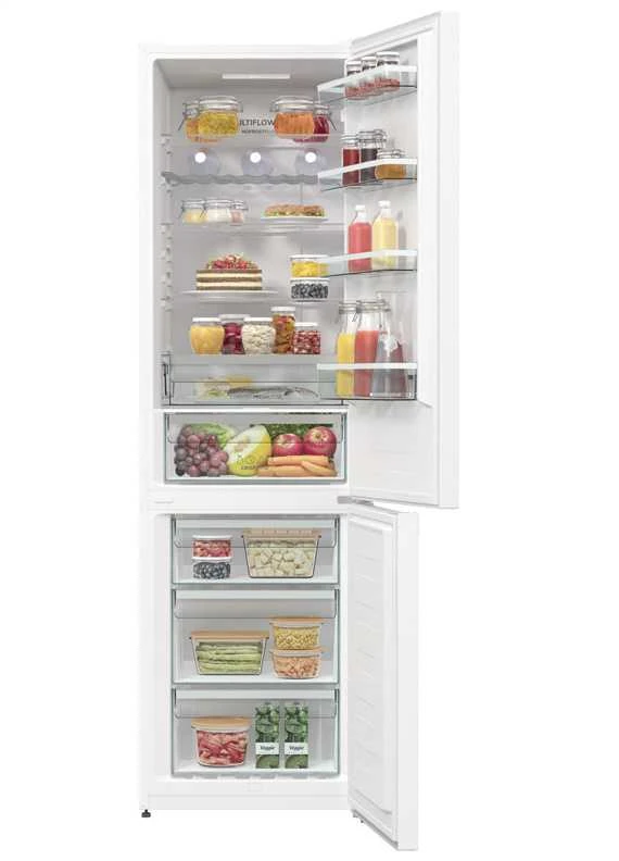 Gorenje | Šaldytuvas | NRK6202AW4 | Energy efficiency class E | Free standing | Combi | Height 200 cm | No Frost system | Šaldytuvas net capacity 235 L | Šaldiklis net capacity 96 L | Ekranas | 38 dB | Baltas