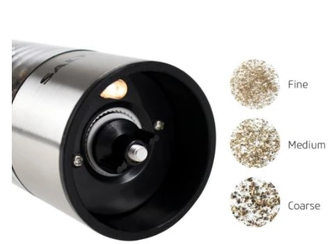 Prieskonių malūnėlis Salter 7522 SSTUR15 Stainless Steel Electric Salt &| Pepper Mills