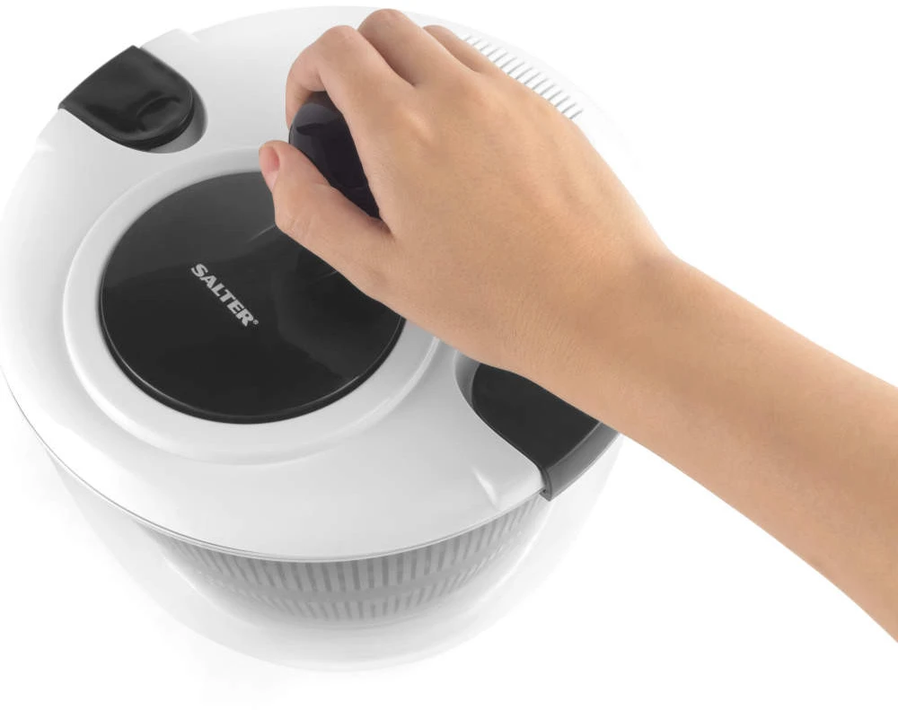 Salter BW12003EU7 Salad Spinner 3.5L, Juodas