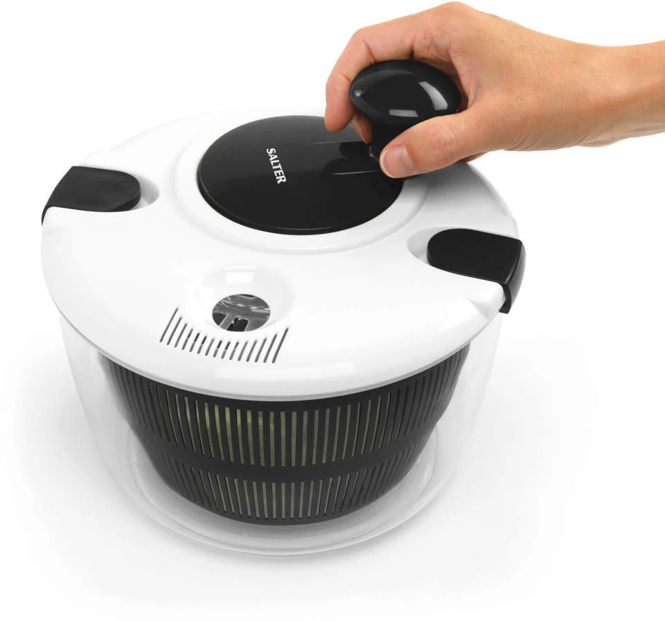 Salter BW12003EU7 Salad Spinner 3.5L, Juodas