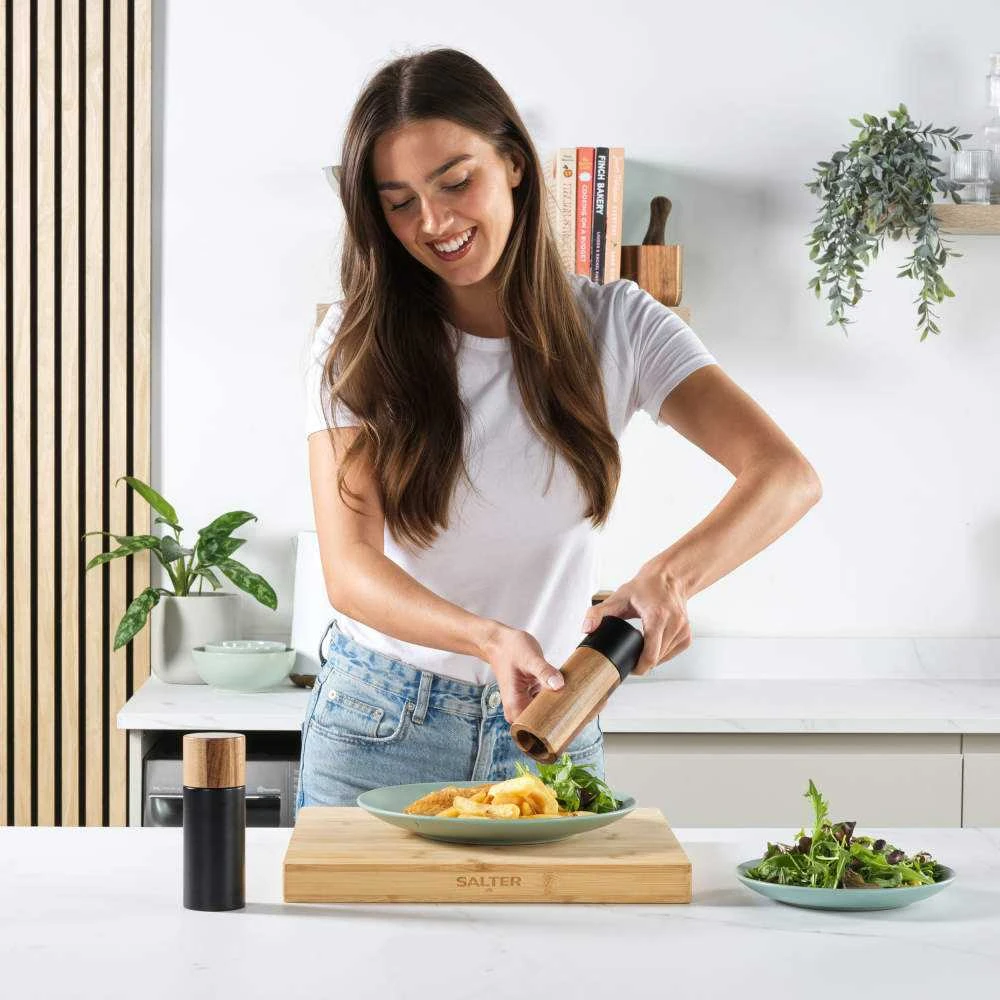Salter BW12068EU7 Toronto Salt & Pepper Mills Juodas