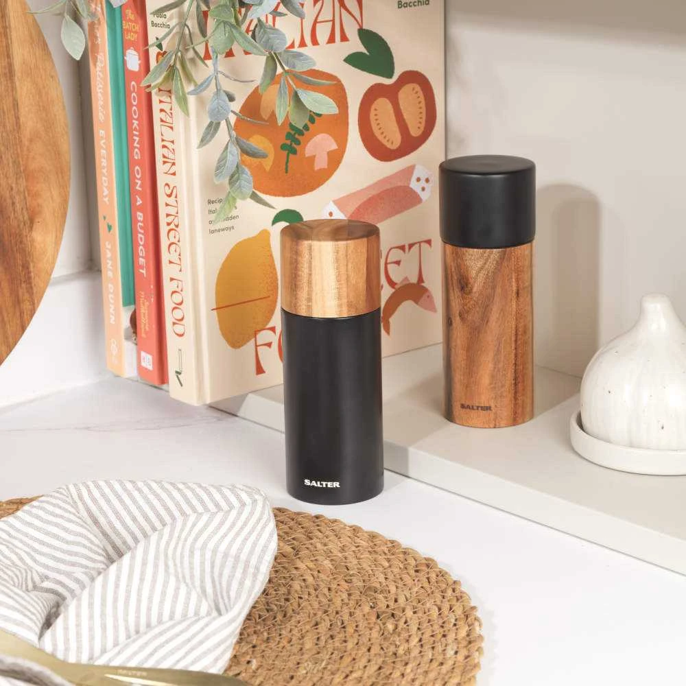 Salter BW12068EU7 Toronto Salt & Pepper Mills Juodas