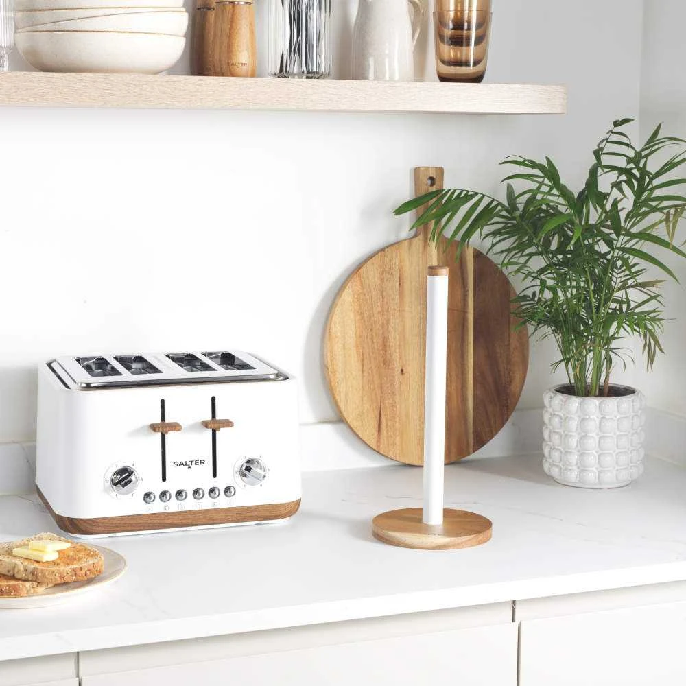 Salter BW13565W1EU7 Toronto Kitchen Roll Holder - Baltas