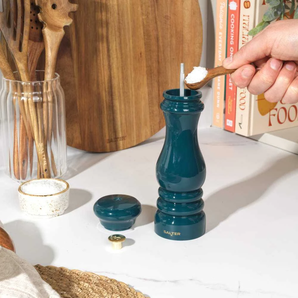Salter BW13676GREU7 Chester Salt & Pepper Mill Žalias