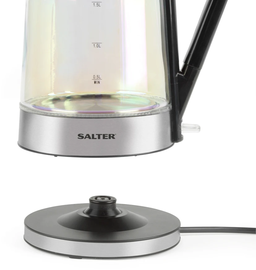 Salter EK5078IRFVDE Iridescent Glass Virdulys