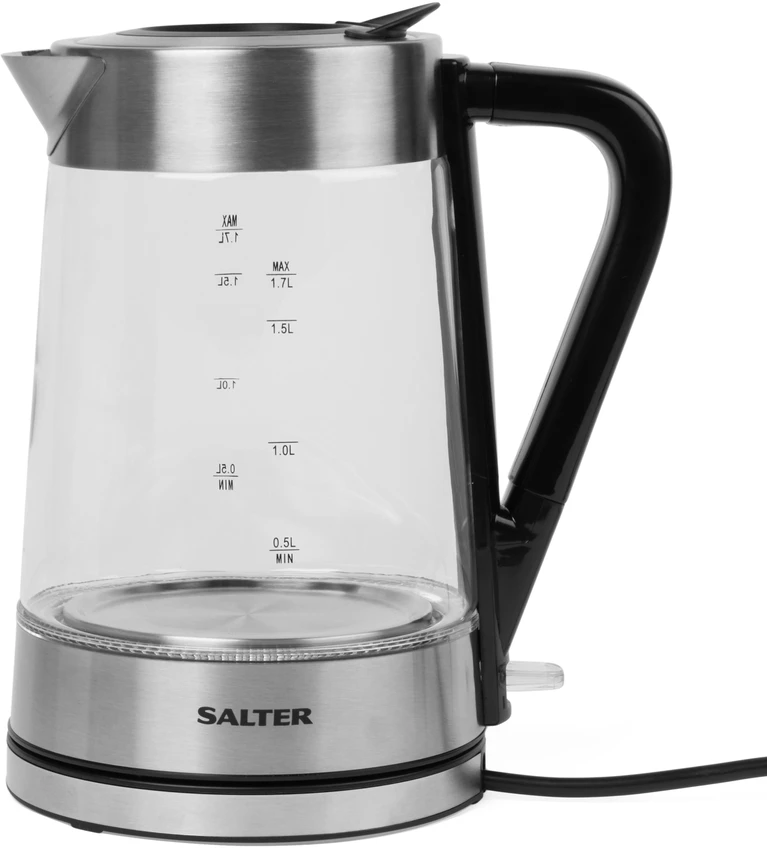 Salter EK5078SSFVDE spalvą keičiantis stiklo virdulys