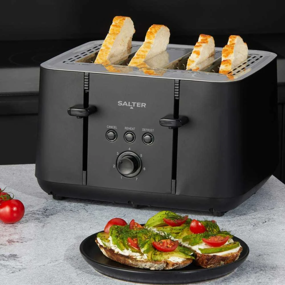 Skrudintuvas Salter EK5565MBLKFVDE Kuro 4-Slice Toaster