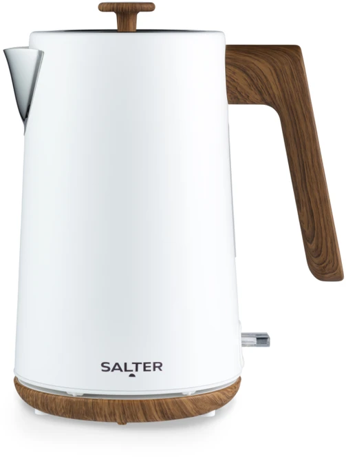 Salter elektrinis virdulys Toronto 1,7 l 3000 W, matinis baltas, su 360° pagrindu ir filtru