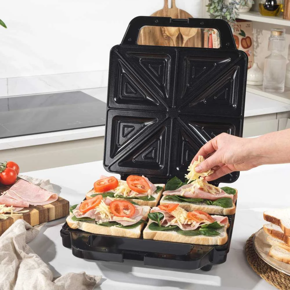 Sumuštinių keptuvas Salter EK6538VDE 4-Slice Sandwich Maker