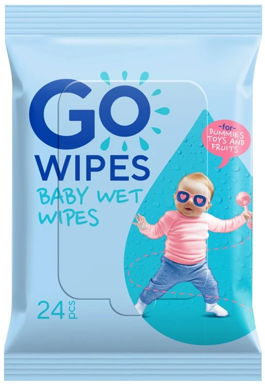 WET WIPES GOWIPES BABY NEWBORN 24PCS