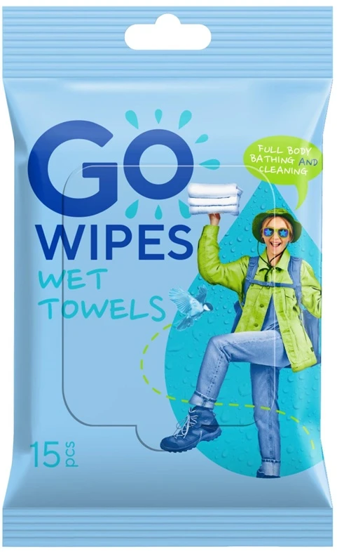 WET WIPES GOWIPES REFRESH CAMPING 15