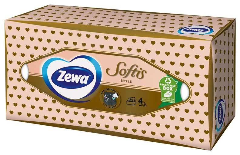 Servetėlės Zewa Softis Box, 80 vnt