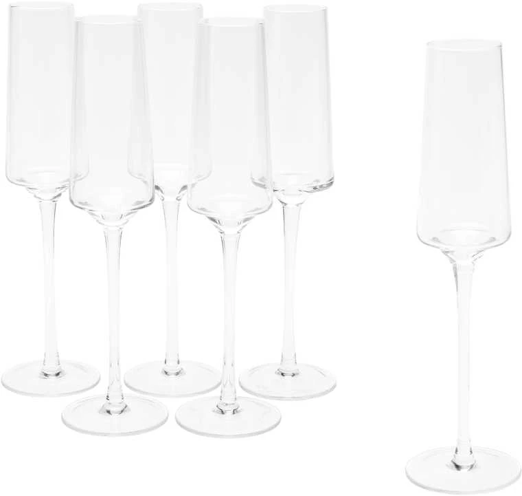 Domoletti VYNO TAURĖS 210 ML SKAIDRIOS TAURĖS 6 VNT.