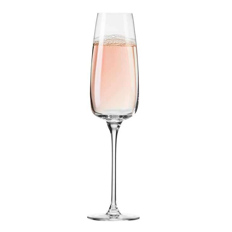 Šampano taurių komplektas Krosno Modern, stiklas, 0.250 l, 4 vnt.