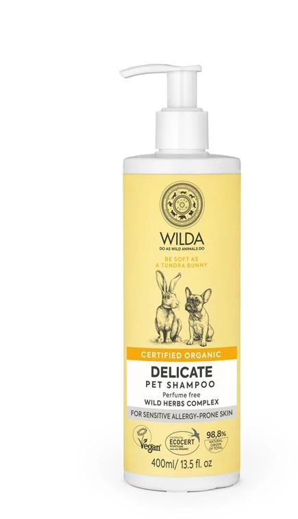 Šampūnas jautriai odai Wilda Siberica Delicate, 400 ml
