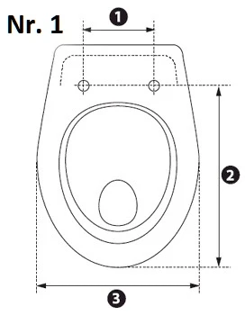 Karoplast Unitazo dangtis UNI